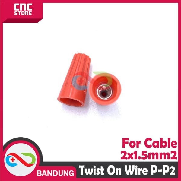 TWIST ON WIRE CONNECTOR SAMBUNGAN KABEL PUTAR SCREW LASDOP TERMINAL P - P2