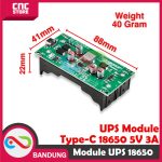 UPS MODULE 18650 5V 3A TYPE-C CHARGE DISCHARGING HIGHPOWER - Image 2