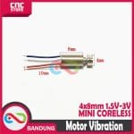 4X8MM DC 1.5-3V MINI CORELESS VIBRATION MOTOR GETARAN FOR ARDUINO