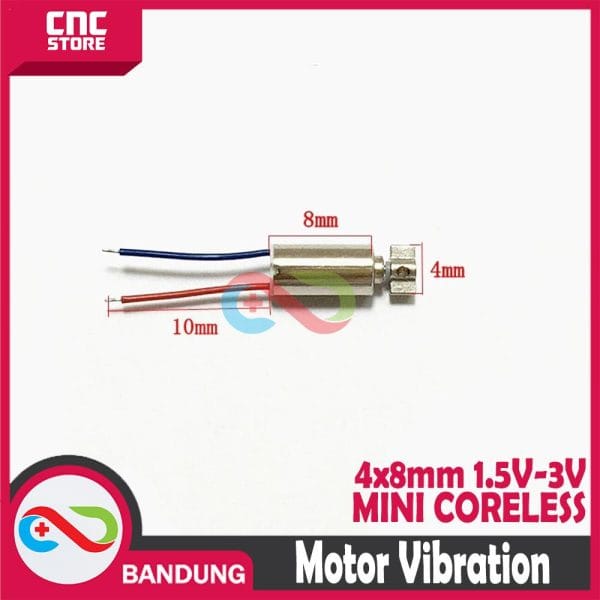 4X8MM DC 1.5-3V MINI CORELESS VIBRATION MOTOR GETARAN FOR ARDUINO