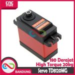MOTOR SERVO TD8120MG METAL GEAR 180 DERAJAT HIGH TORQUE 20KG FOR RC - Image 3
