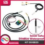 DS18B20 SENSOR TEMPERATURE WATERPROOF FULLY KIT SENSOR SUHU MODULE