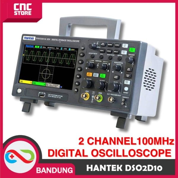 DIGITAL OSCILLOSCOPE HANTEK DSO2D10 2 CHANNEL 100MHz