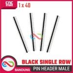 PIN HEADER MALE STRIP SINGLE ROW 1X40 2.54MM BLACK HITAM FOR ARDUINO MINI NANO - Image 3