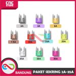 PAKET SEKRING 2A-35A UNTUK MOTOR MOBIL 100PCS PLUS BOX - Image 4