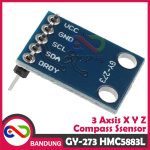 GY-273 HMC5883L MODULE SENSOR MAGNETOMETER COMPASS TRIPLE AXIS X.Y.Z - Image 2