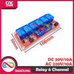 MODULE RELAY 6 CHANNEL 5V AKTIV HIGH LOW WITH OPTOCOUPLER - Image 3