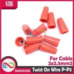 TWIST ON WIRE CONNECTOR SAMBUNGAN KABEL PUTAR SCREW LASDOP TERMINAL P - P3 - Image 4