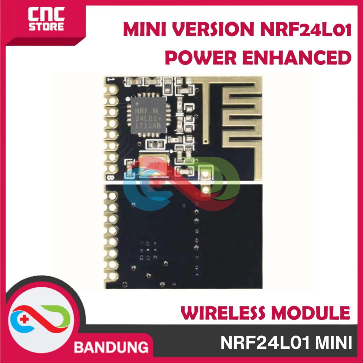 MINI NRF24L01 VERSION SMD WIRELESS MODULE POWER ENHANCED VERSION - Image 4