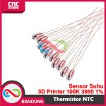 SENSOR SUHU 3D PRINTER THERMISTOR NTC 100K 3950 1% - Image 2