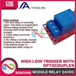 MODULE RELAY 24V HIGH LOW TRIGGER WITH OPTOCOUPLER -1 CHANNEL - Image 5