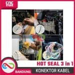 3in1 HOT SEAL WIRE CONNECTOR SAMBUNGAN KABEL WATERPROOF SOLDER HEAT - KUNING - Image 8
