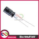 CAPACITOR ELECTROLYTIC ELCO KAPASITOR ELEKTROLIT ELKO 100UF 100UF/25V - Image 2