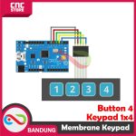 MEMBRANE KEYPAD 1X4 BUTTON 4 ARDUINO - Image 4