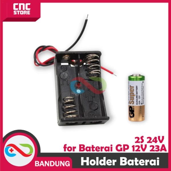 KOTAK BATERAI BATTERY HOLDER 2S 12V TO 24V A23 23A 23AE L1028 GP