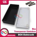 BOX TRANSPARAN BOX TOSO 60 LED 12X6X3CM KOTAK ELEKTRONIK BOX ELECTRONIC RANGKAIAN - Image 3