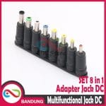 MULTI 8 SIZE JACK CONVERTER COLOKAN ADAPTOR 5.5X2.1 LAPTOP CCTV ROUTER - Image 2