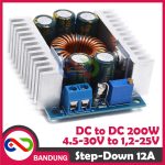 STEP DOWN 12A 200W DC TO DC ADJUSTABLE POWER SUPPLY 4.5-30V TO 1.2-25V STEPDOWN - Image 2