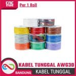 KABEL JUMPER TUNGGAL AWG30 YELLOW KUNING FOR BREADBOARD PER SATU ROLL - Image 5