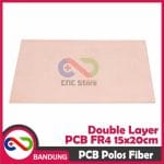PCB POLOS DOUBLE LAYER FR4 FIBER 15X20CM - Image 3