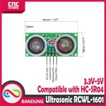ULTRASONIC RCWL-1601 RANGE MODULE 3-5V COMPATIBLE WITH HC-SR04 - Image 2