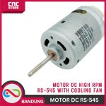 Motor DC Dinamo 545 RS-545 DC 12V AXIS AS 3mm AS PANJANG HIGH RPM With Fan - Image 4