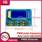 3 Channel PWM Pulse Frequency Duty Cycle Adjustable Square Wave Rectangular Wave Signal - Image 2