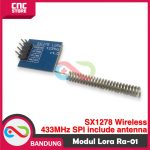 MODUL LORA RA-01 RA01 SX1278 WIRELESS 433MHZ SPI INCLUDE ANTENNA - Image 2
