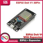 ESP32 ESP-32 DOIT WIFI BLUETOOTH IOT DEVELOPMENT BOARD WITH EXPANSION  I O BASE PLATE EXTENSION - Image 2