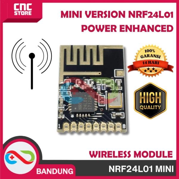 MINI NRF24L01 VERSION SMD WIRELESS MODULE POWER ENHANCED VERSION
