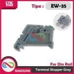 TERMINAL STOPPER EW-35 / EW35 UNTUK DIN RAIL/REL DIN