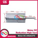 MOTOR DC 12V 25GA370 DINAMO GEAR BOX DYNAMO REDUCTION GEARBOX -280 RPM - Image 4