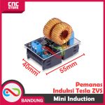 MINI INDUCTION HEATER 120W PEMANAS INDUKSI TESLA ZVS HEATING COIL COOK - Image 2