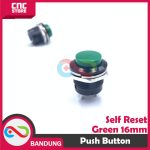 PUSH BUTTON NON LOCKING 16MM SELF RESET WARNA HIJAU - Image 3