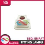 FITTING LAMPU PLAFON SEGI EMPAT MANGKOK LAMPU - Image 2