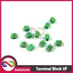 KF-350 KF350 GREEN TERMINAL BLOCK HIJAU GREEN 2PIN 2P 2 PIN SCREW 3.5MM - Image 4