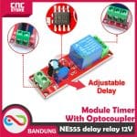 NE555 DELAY RELAY 12V MODULE TIMER WITH OPTOCOUPLER