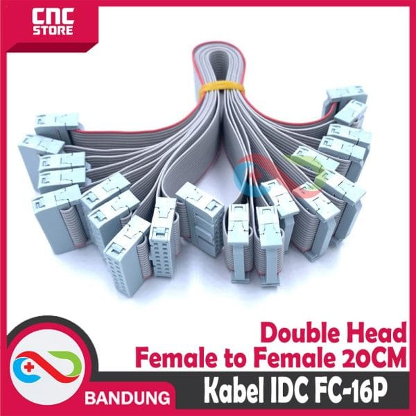 KABEL FC-16P JTAG IDC DOUBLE HEAD FEMALE TO FEMALE 20CM ABU