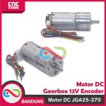 MOTOR DC JGA25-370 DC 12V GEARBOX HIGH TORQUE DINAMO WITH DISC ENCODER -130 RPM - Image 4