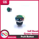 PUSH BUTTON NON LOCKING 16MM SELF RESET WARNA HIJAU - Image 2