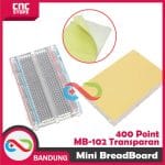 BREADBOARD MINI SOLDERLESS TRANSPARAN 400 400P - Image 4