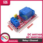 MODULE RELAY 1 CHANNEL 5V AKTIV HIGH ATAU AKTIV LOW DENGAN OPTOCOUPLER - Image 3