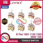 Toggle Switch On Off ON SAKLAR  E-Ten 1021 1122 1322 250V 15A -E-TEN 1021