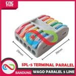 TERMINAL PARALEL 5 LINE SAMBUNGAN JALUR KABEL KONEKTOR CONNECTOR SPL-5 - Image 5