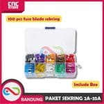 PAKET SEKRING 2A-35A UNTUK MOTOR MOBIL 100PCS PLUS BOX