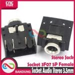 3F07 DUAL CHANNEL 3.5MM JACK AUDIO HEADPHONE JACK 5P 5PIN - Image 3