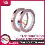 TAPE SUHU TINGGI SOLASI ISOLATOR TAHAN PANAS 10MM UNTUK KOMPONEN, KABEL 3D PRINTER MAKERBOT - Image 2