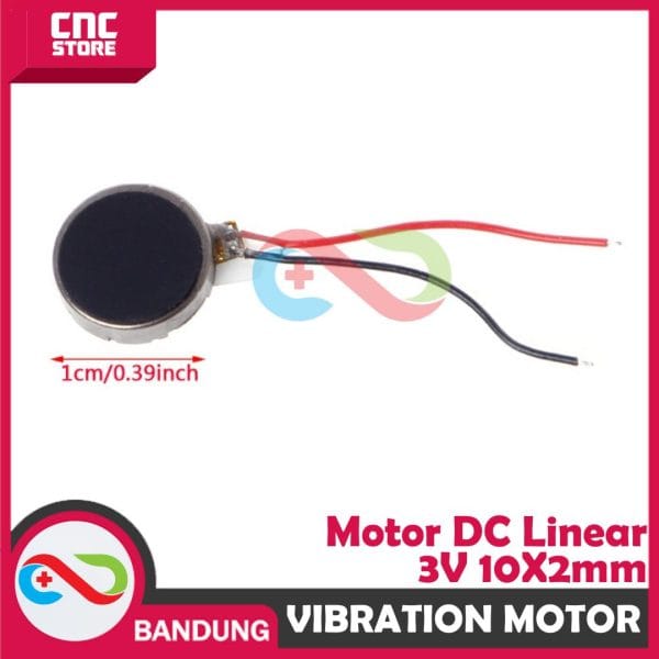 VIBRATION MOTOR 3V 10X2MM MICRO DC LINEAR VIBRATOR FLAT MOTOR GETAR