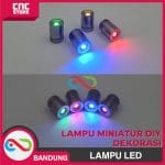 Lampu LED Baterai Battery Miniatur DIY Dekorasi Maket Arsitek Interior Lampion Mainan Prakarya Tugas Sekolah Warna Warni - HIJAU - Image 4