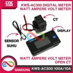 KWS-AC300 100A/10A 6IN1 DIGITAL KWH METER WATT METER AMPERE VOLT METER OPEN CT - Image 2